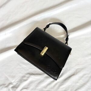 Shydiva Co. Black Faux Leather Mini Hand Bag